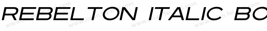 REBELTON ITALIC Bold字体转换